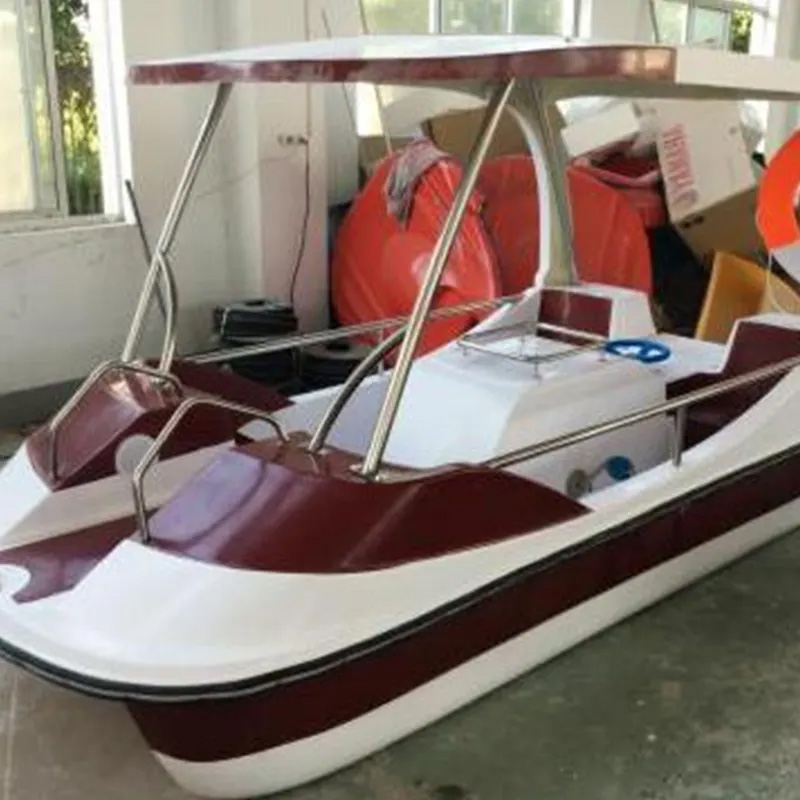 Fiberglass 4 Seat Normal Pedal boat